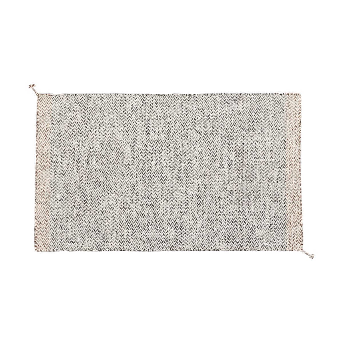 Muuto Ply matto 85x140 cm Black-white | Skandinaavinen Sisustus | Muovimatot | Musta
