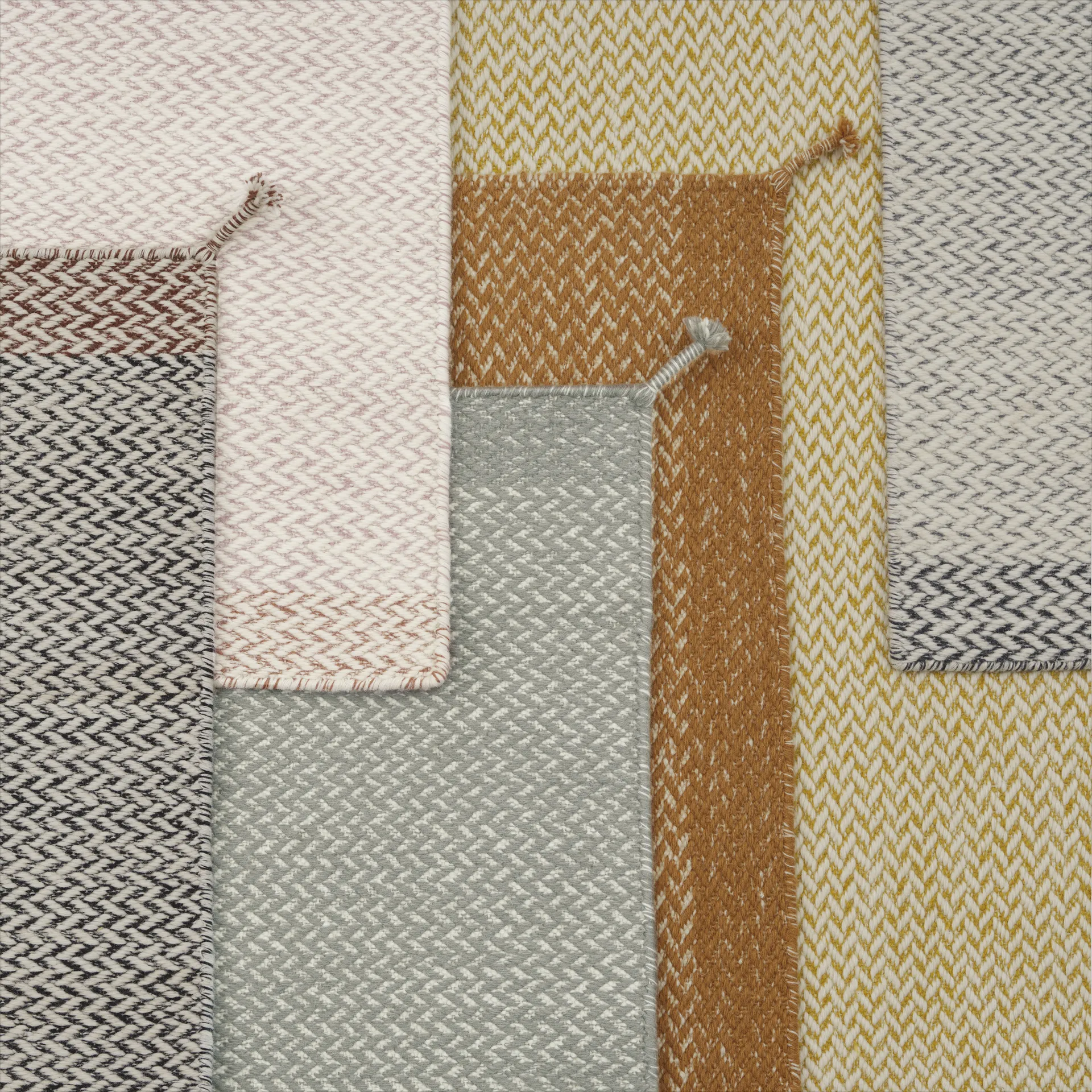 Ply villamatto 200x300 cm, Light Rose Muuto