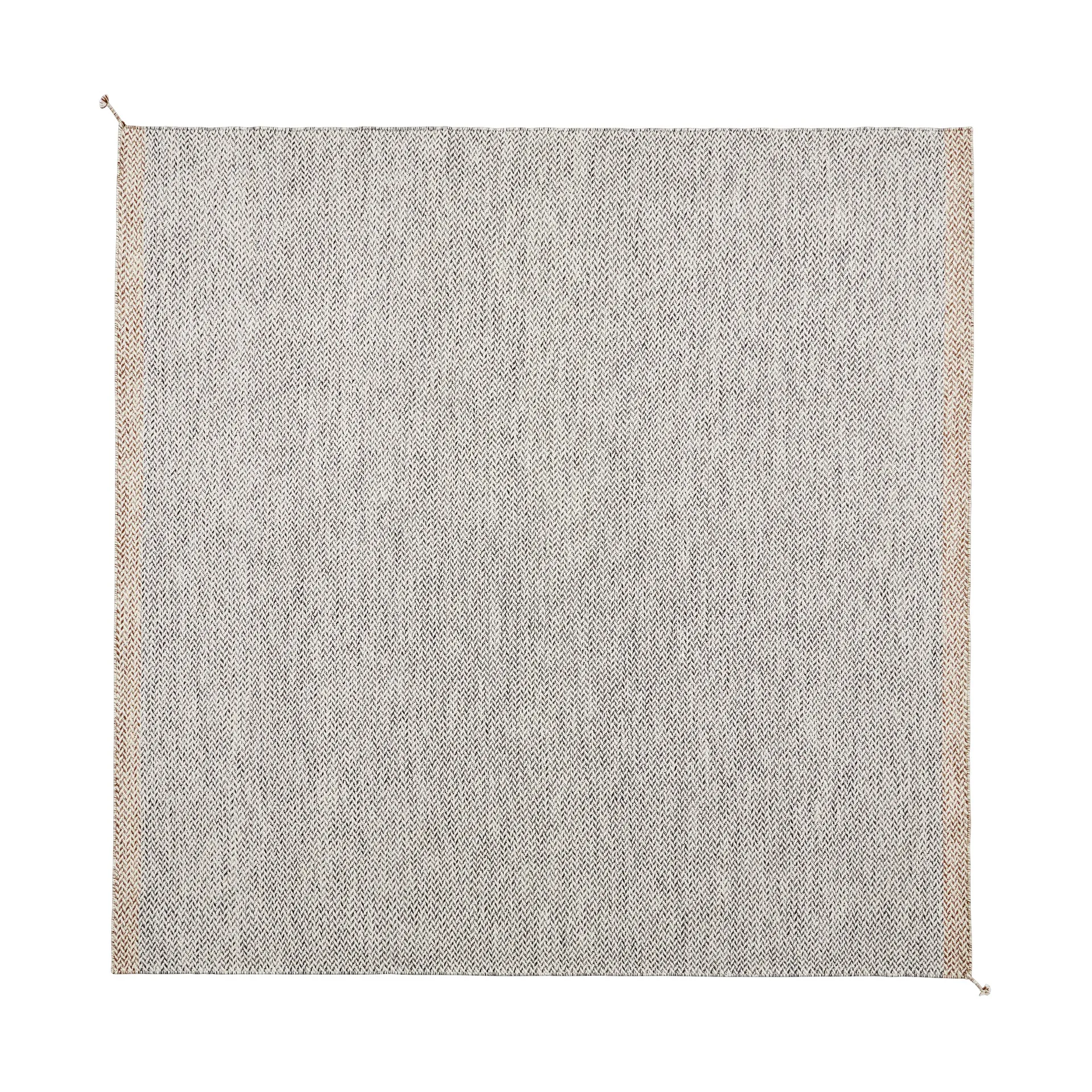 Ply villamatto 240x240 cm, Black-white Muuto