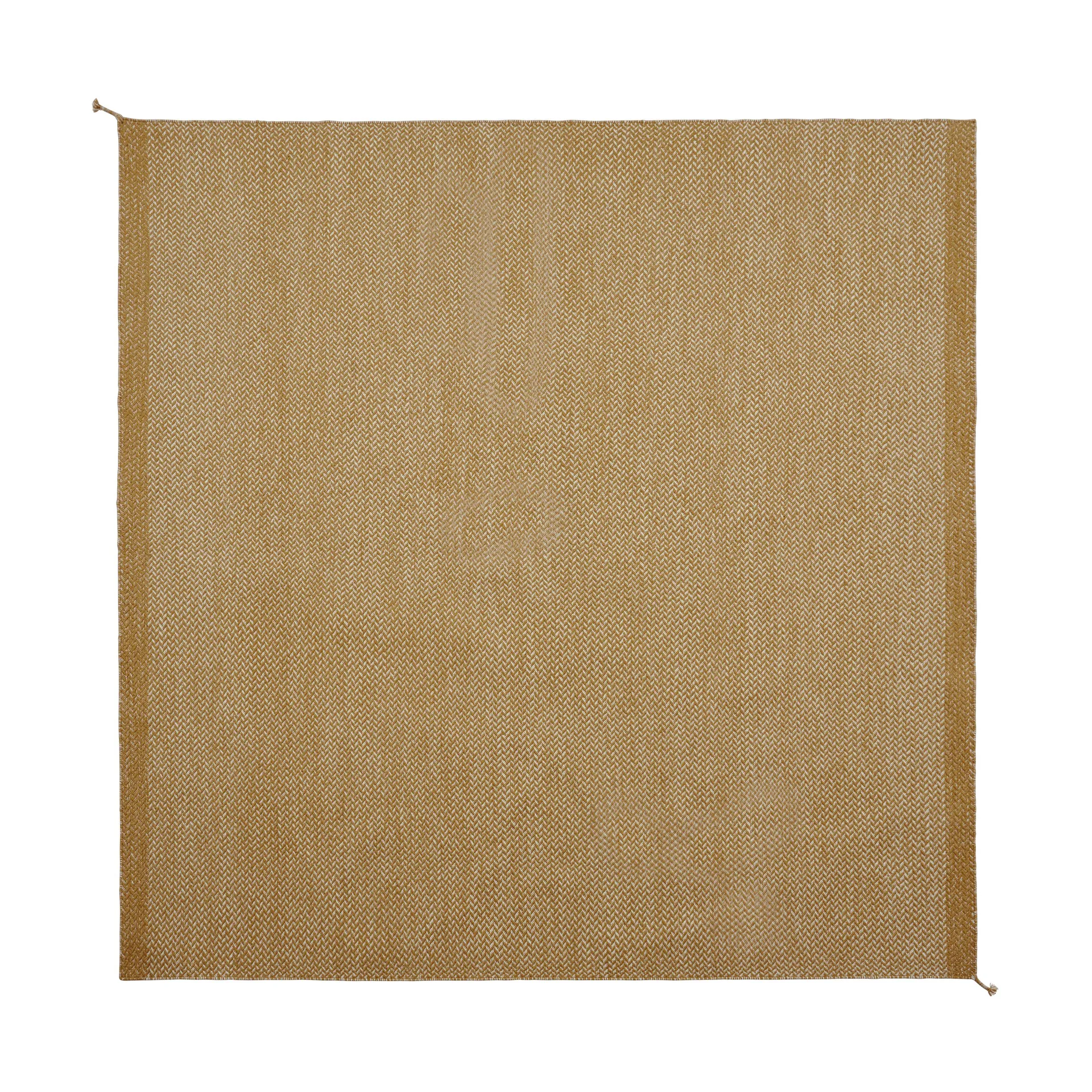 Ply villamatto 240x240 cm, Burnt orange Muuto
