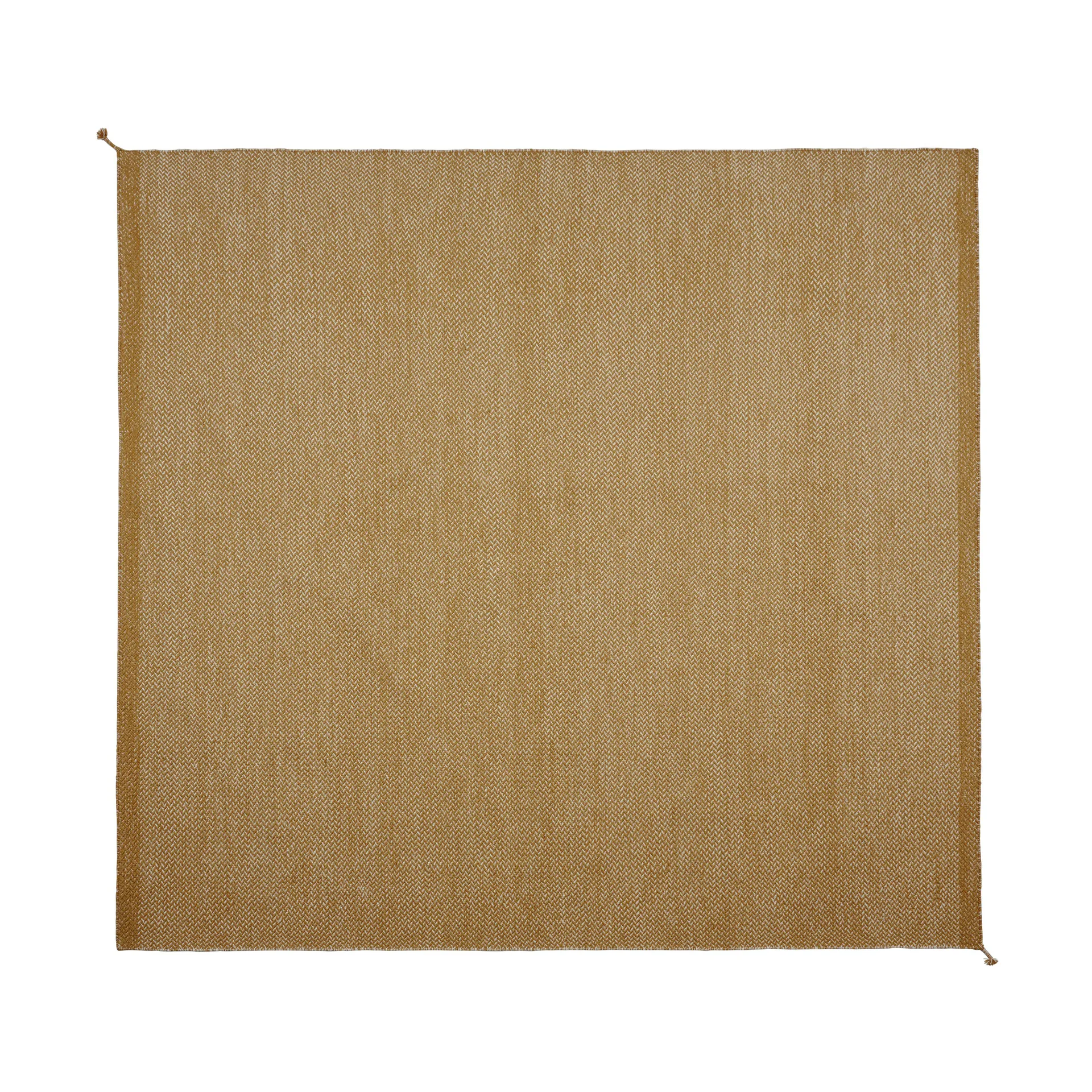 Ply villamatto 240x240 cm, Burnt orange Muuto