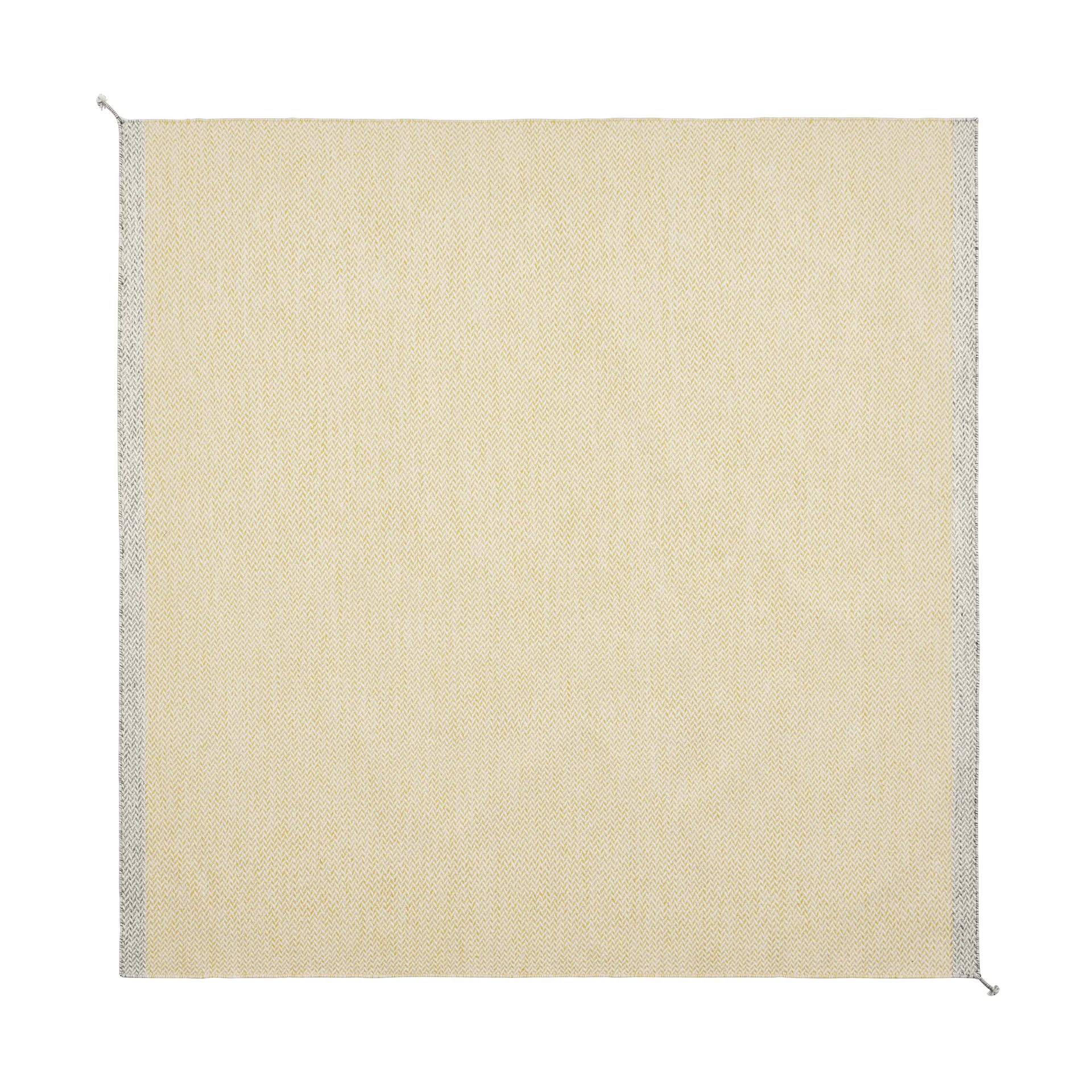 Ply villamatto 240x240 cm, Yellow Muuto