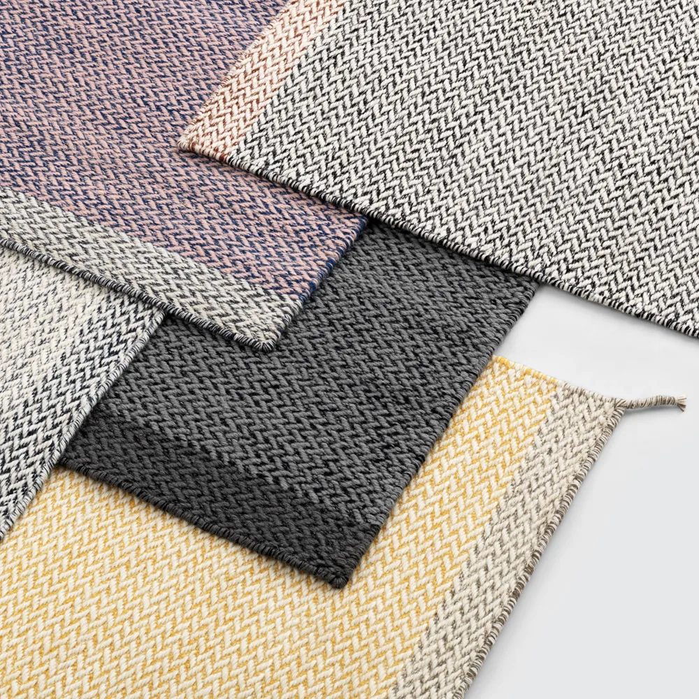 Ply villamatto 270x360 cm, Yellow Muuto