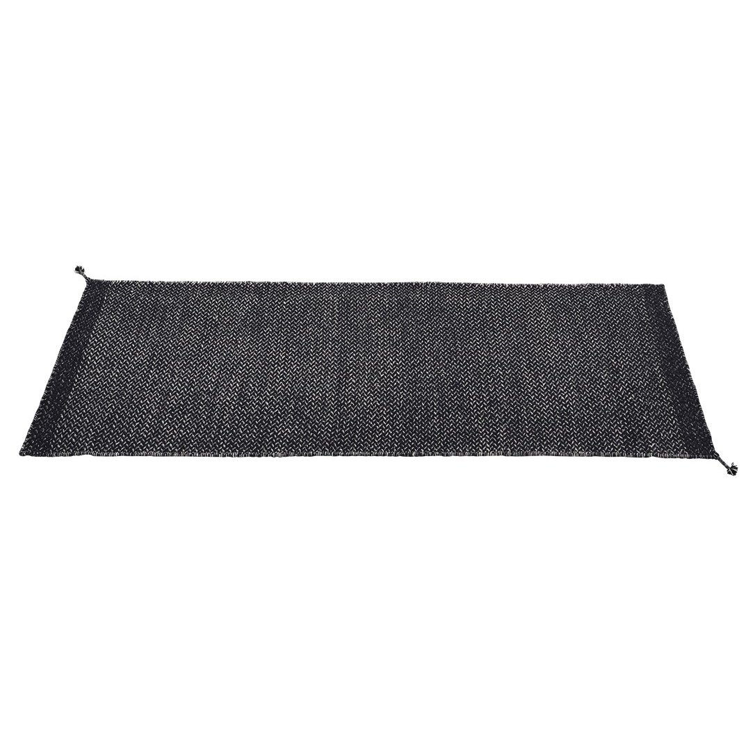 Muuto Ply villamatto 80 x 200 cm Midnight blue | Skandinaavinen Sisustus | Villamatot | Sininen