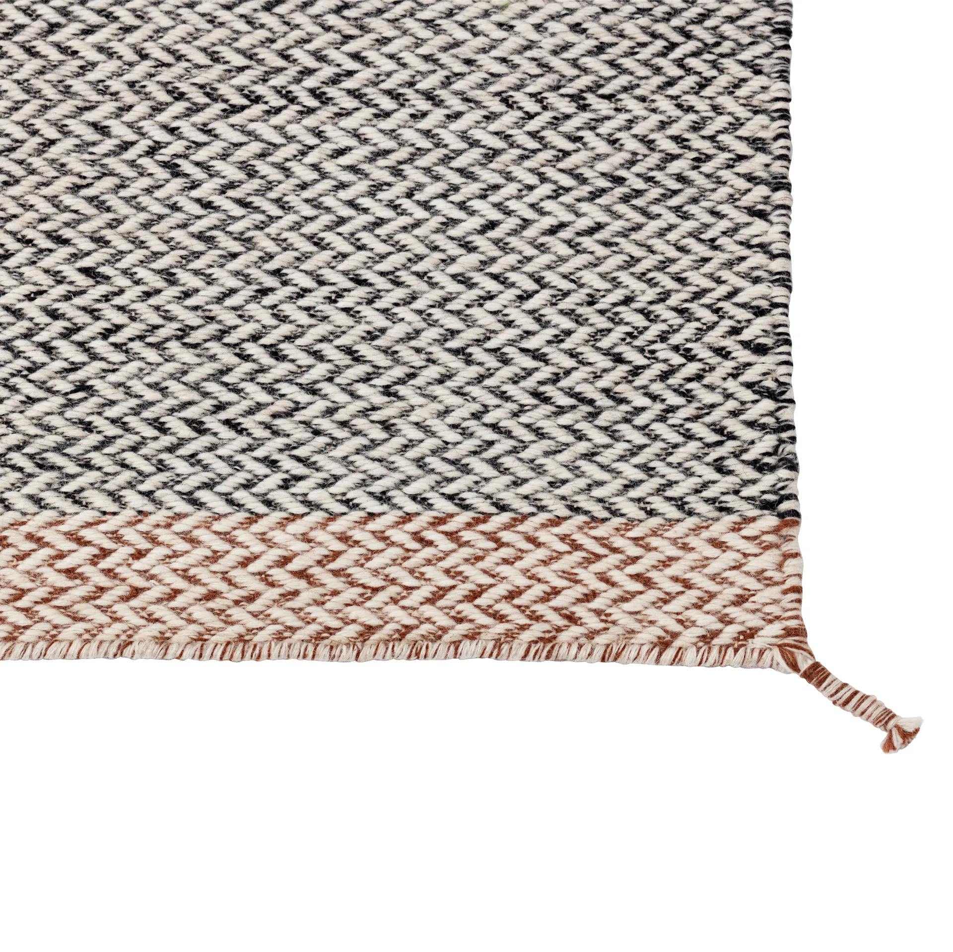 Ply villamatto 85x140 cm, musta-valkoinen Muuto