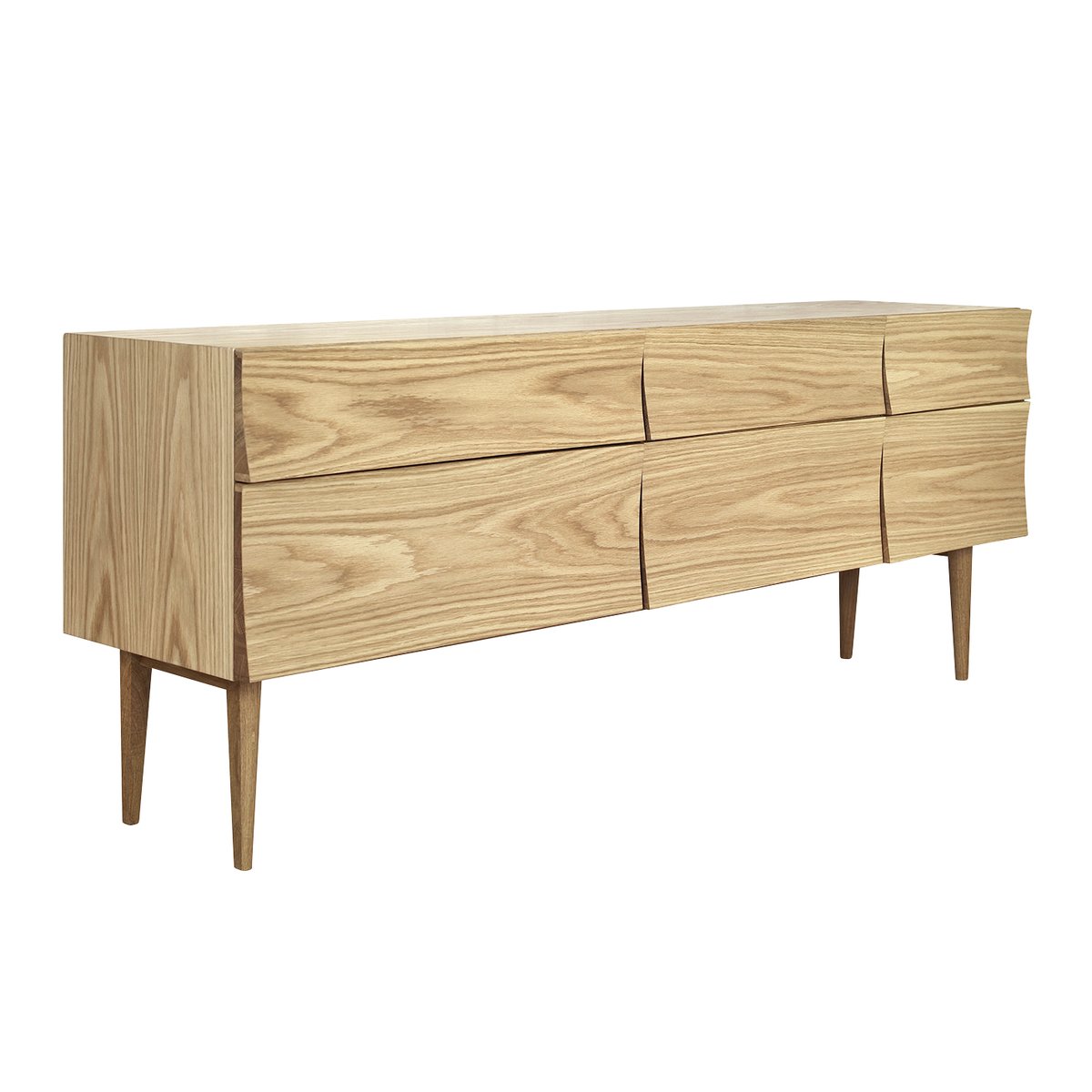 Muuto Reflect sivupöytä large Oak | Skandinaavinen Sisustus | Senkit & Sivupöydät | Ruskea