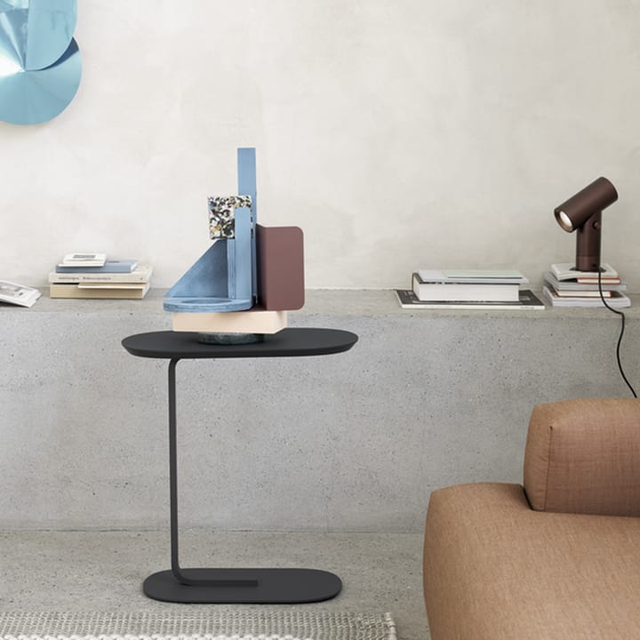 Relate sivupöytä K: 73,5 cm - Blue-Grey - Muuto