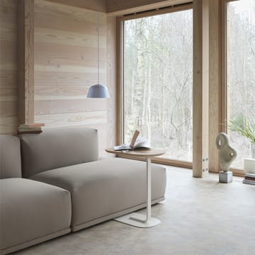 Relate sivupöytä K: 73,5 cm - Oak veneer-Off white - Muuto