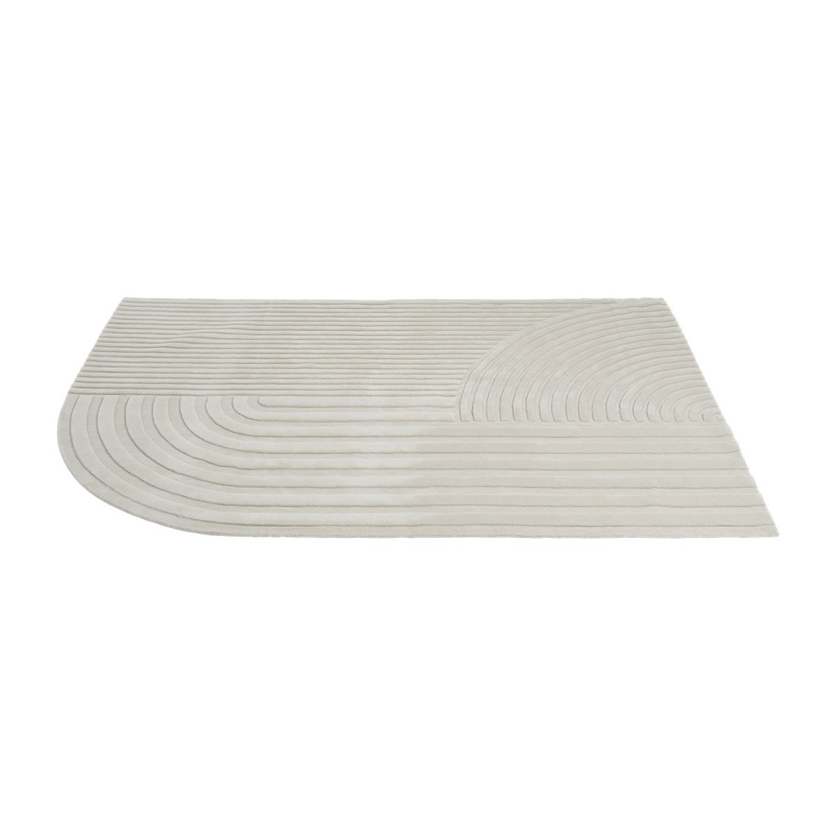 Muuto Relevo matto 200 x 300 cm Off-white | Skandinaavinen Sisustus | Villamatot | Valkoinen