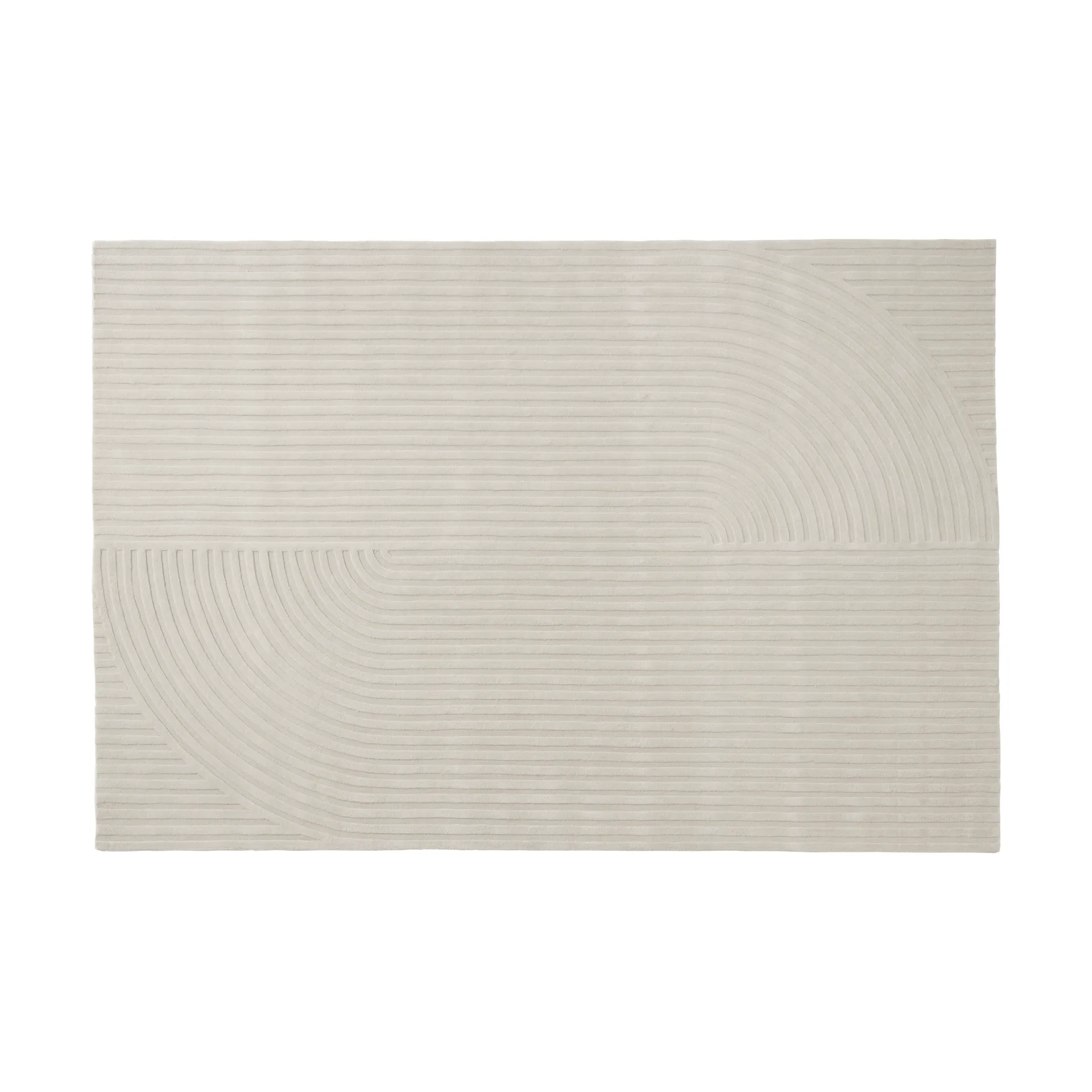 Relevo Rug Quattro villamatto, Off white, 200x300 cm Muuto