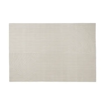 Relevo Rug Quattro villamatto - Off white, 200x300 cm - Muuto