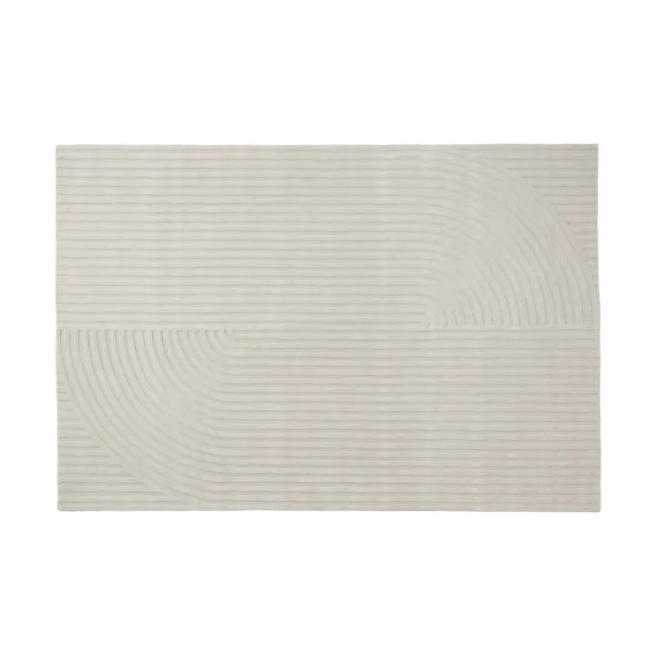 Relevo Rug Quattro villamatto - Off white, 200x300 cm - Muuto