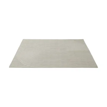 Relevo Rug Quattro villamatto - Off white, 200x300 cm - Muuto