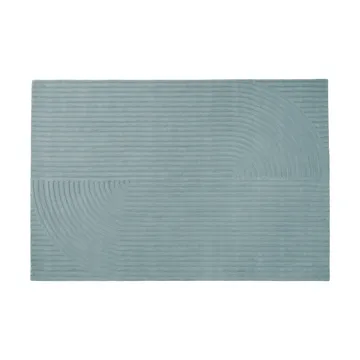 Relevo Rug Quattro villamatto - Sage green, 200x300 cm - Muuto