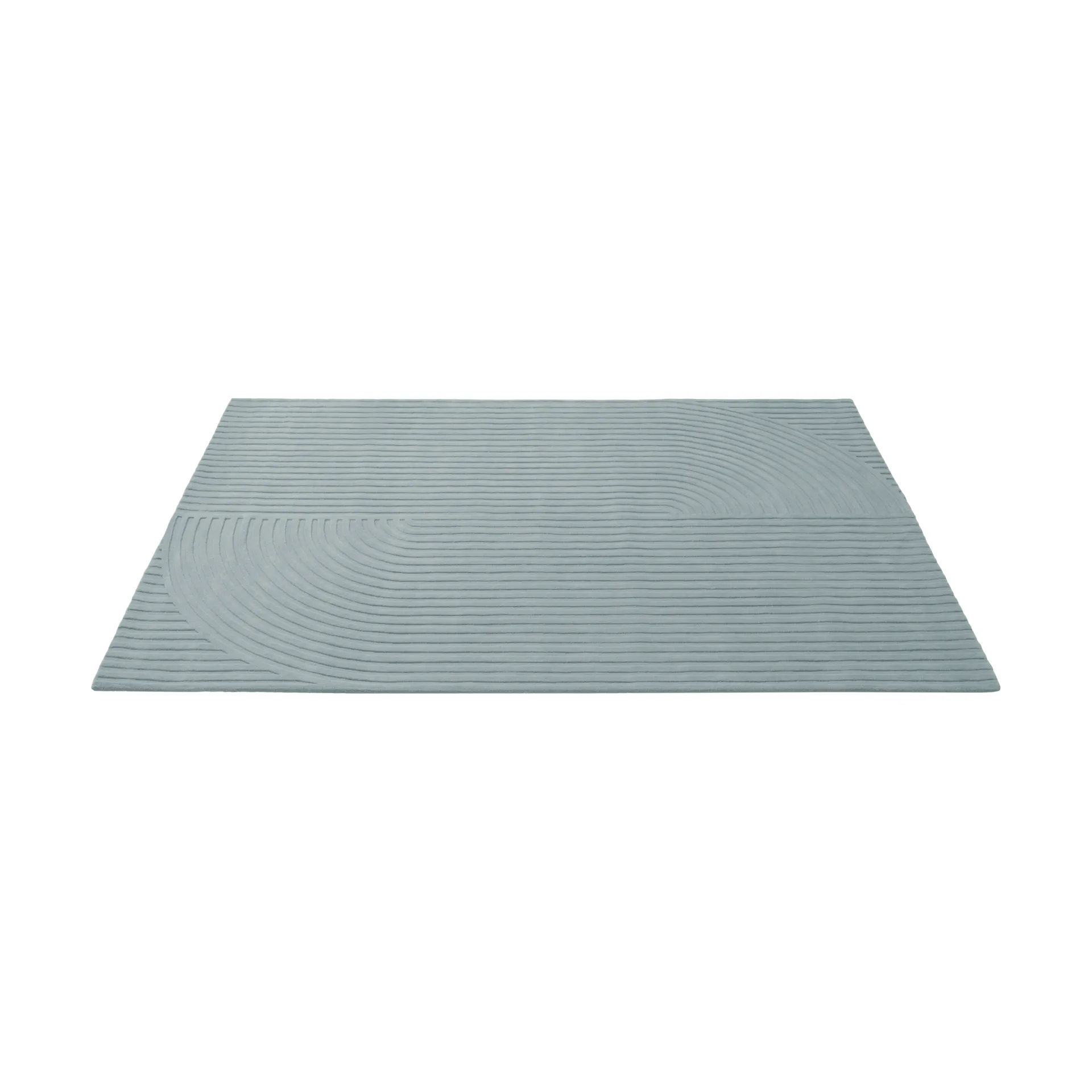 Relevo Rug Quattro villamatto, Sage green, 200x300 cm Muuto
