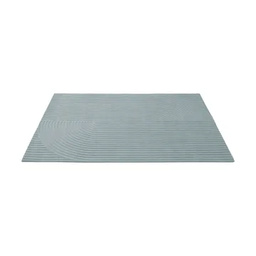 Relevo Rug Quattro villamatto - Sage green, 200x300 cm - Muuto