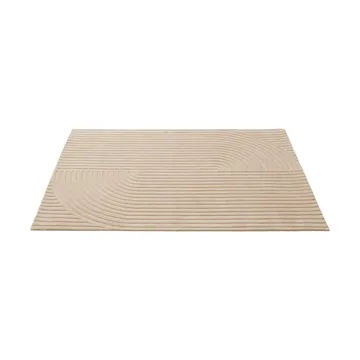 Relevo Rug Quattro villamatto - Vaalea roosa, 170x240 cm - Muuto