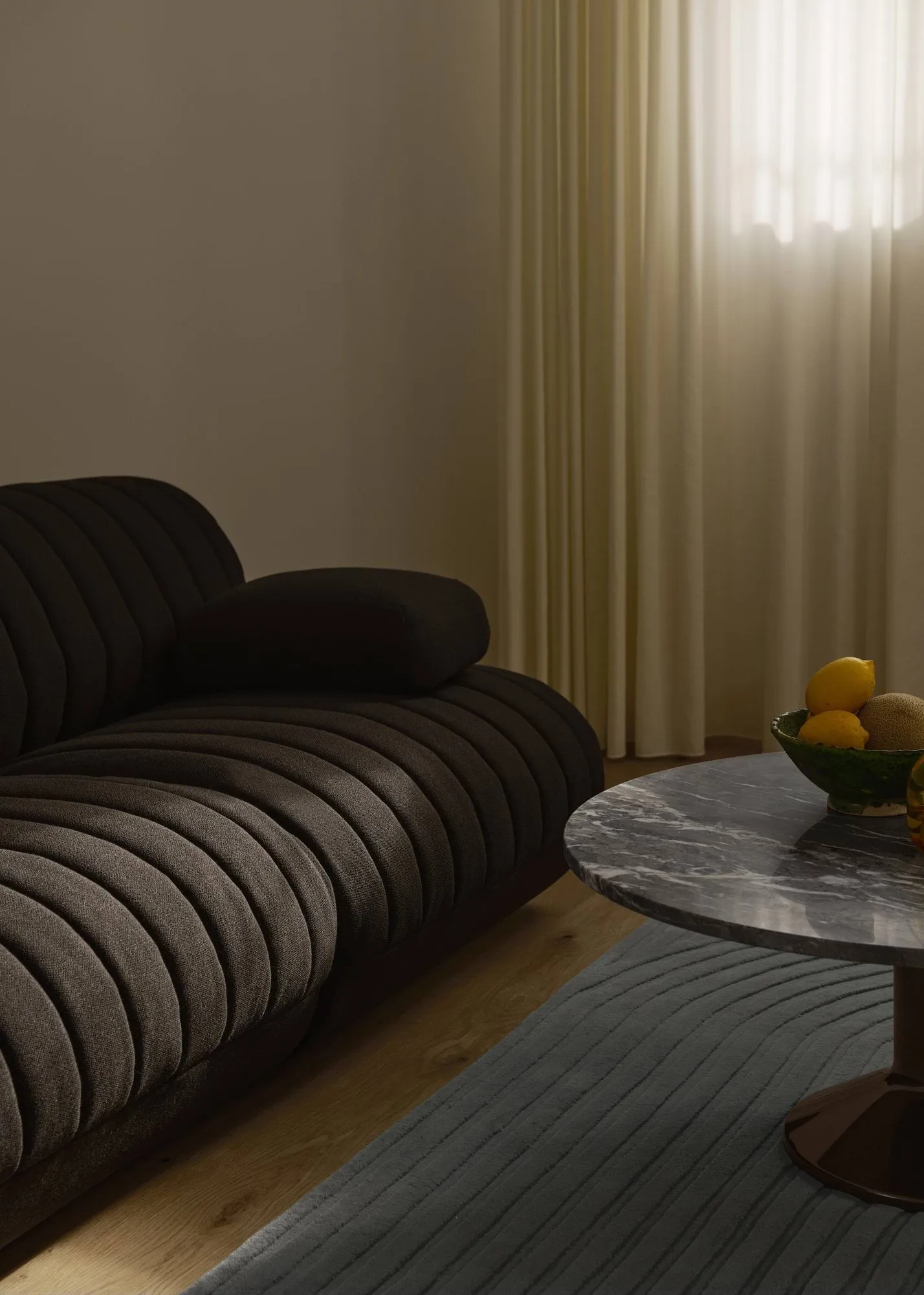Relevo Rug Quattro villamatto, Vaalea roosa, 170x240 cm Muuto