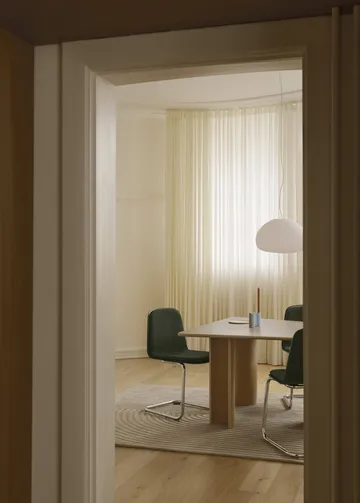 Relevo Rug Quattro villamatto - Vaalea roosa, 170x240 cm - Muuto