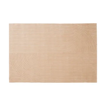 Relevo Rug Quattro villamatto - Vaalea roosa, 200x300 cm - Muuto