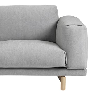 Rest 2:n istuttava sohva - hallingdale 123 (vaalean harmaa) - Muuto
