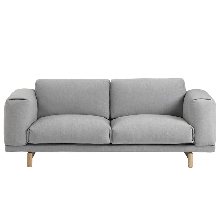 Rest 2:n istuttava sohva - hallingdale 123 (vaalean harmaa) - Muuto