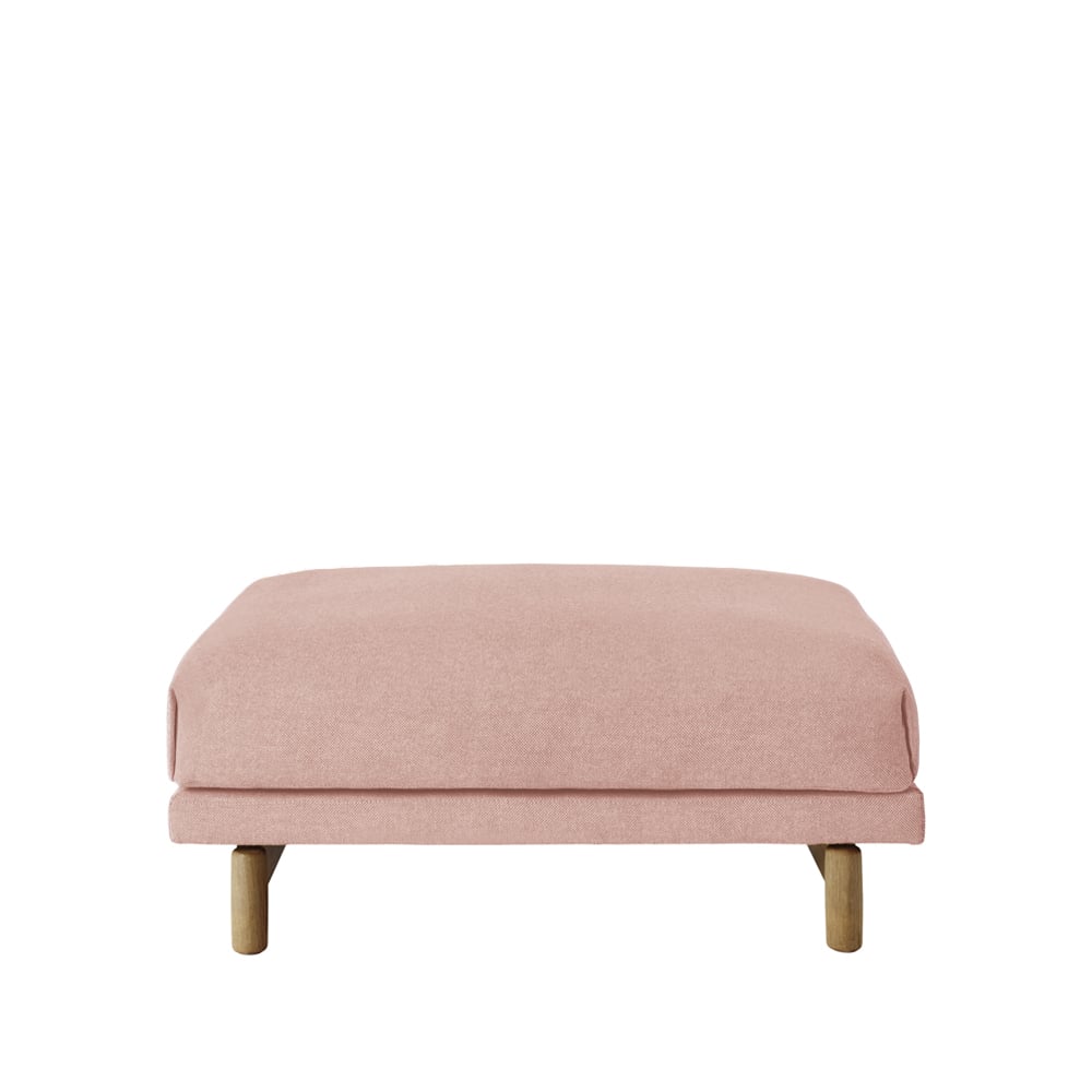 Muuto Rest Pouf -rahi Steelcut trio 515-Oak | Skandinaavinen Sisustus | Jakkarat | Vaaleanpunainen