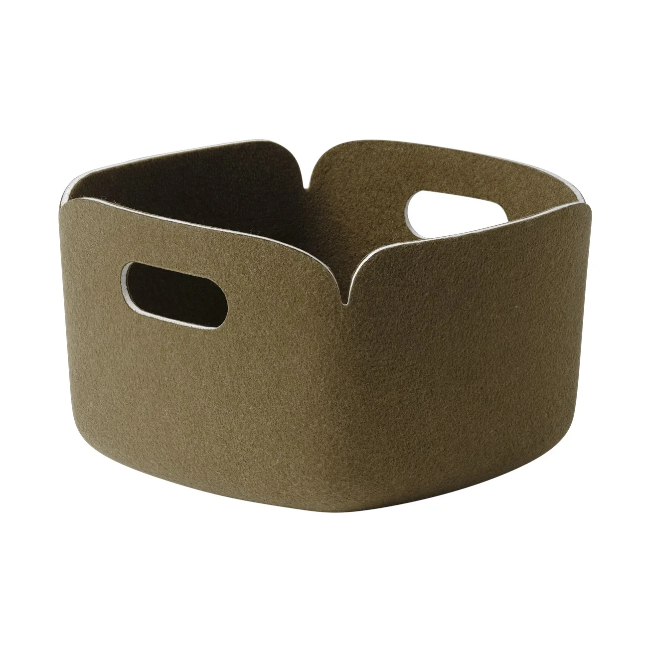 Restore säilytyskori 28x28 cm, Brown green Muuto