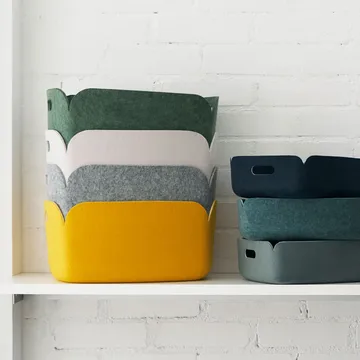 Restore säilytyskori - keltainen - Muuto