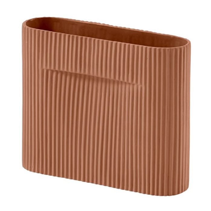 Ridge maljakko 16,5 cm - Terracotta - Muuto