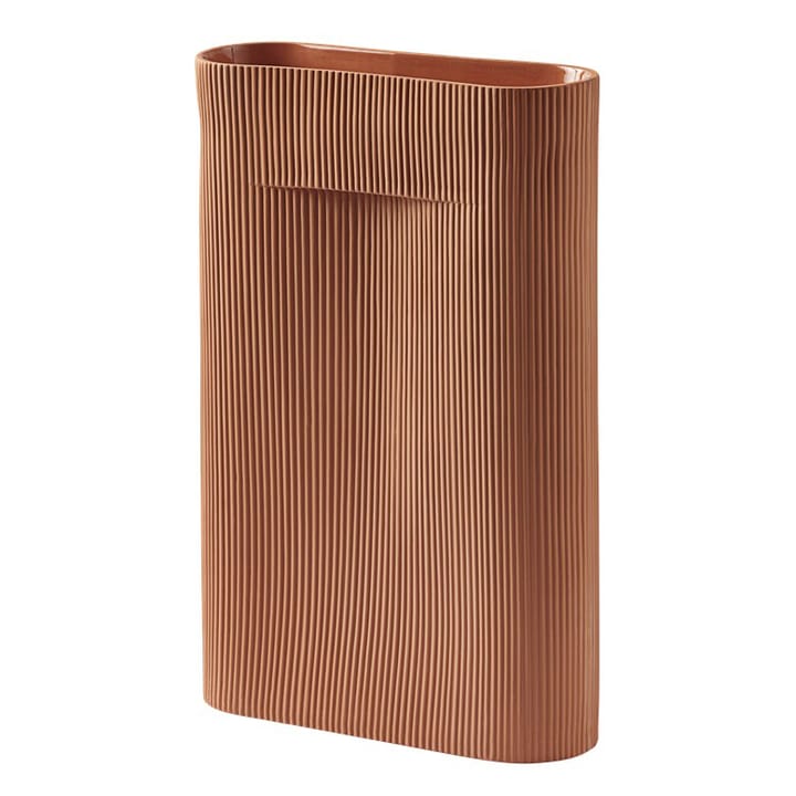 Ridge maljakko 48,5 cm - Terracotta - Muuto