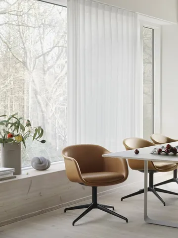 Ridge maljakko huurrettu lasi 16,5 cm - Vaaleanoranssi - Muuto