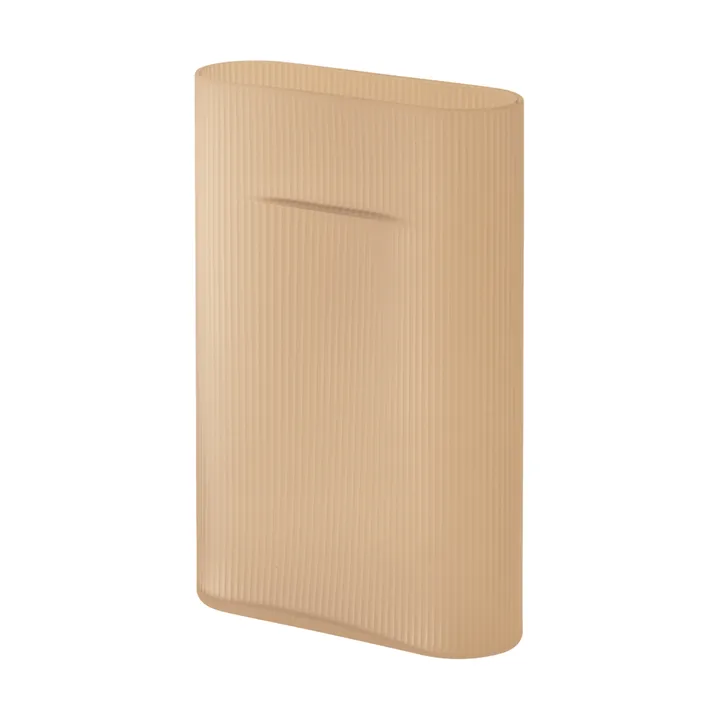Ridge maljakko huurrettu lasi 35 cm - Vaaleanoranssi - Muuto