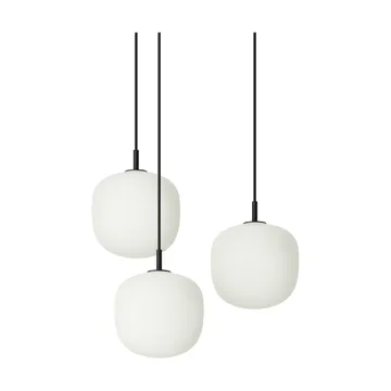 Rime Pendant Cluster 3 riippuvalaisin - Black, Ø18 cm - Muuto