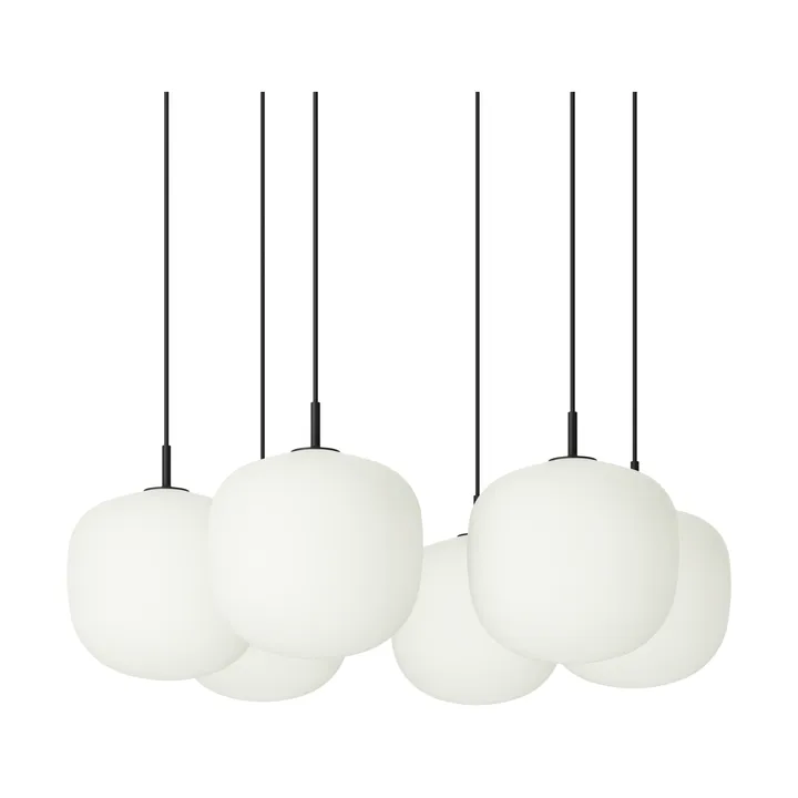 Rime Pendant Cluster 6 riippuvalaisin - Black, Ø25 cm - Muuto