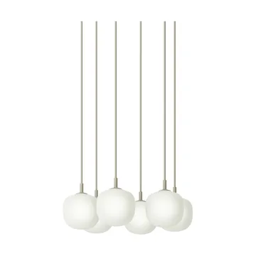 Rime Pendant Cluster 6 riipuslamppu - Harmaa, Ø12 cm - Muuto