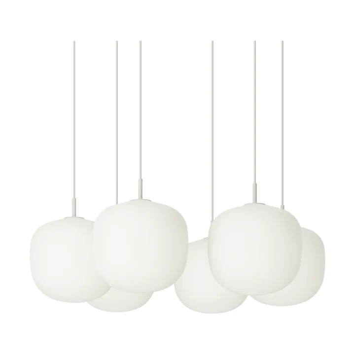 Rime Pendant Cluster 6 riipuslamppu - White, Ø25 cm - Muuto