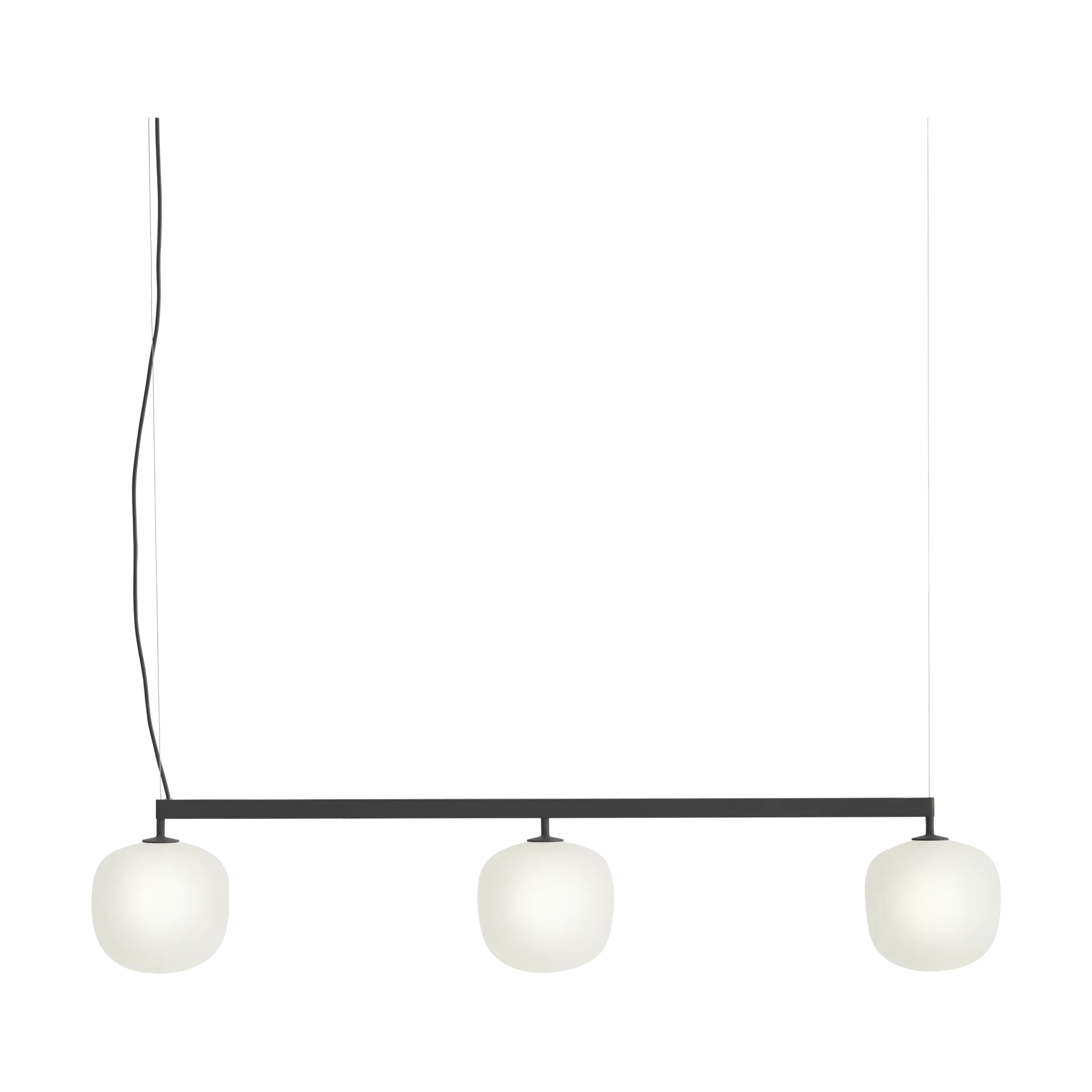 Rime Rail Lamppu riippuvalaisin, Musta Muuto