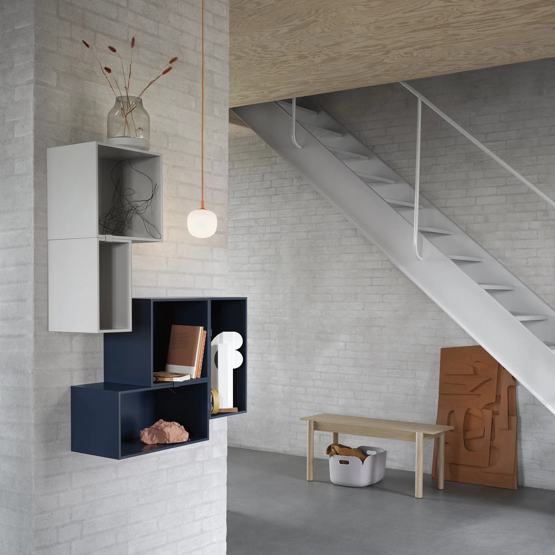 Rime riippuvalaisin Ø 12 cm, Oranssi Muuto