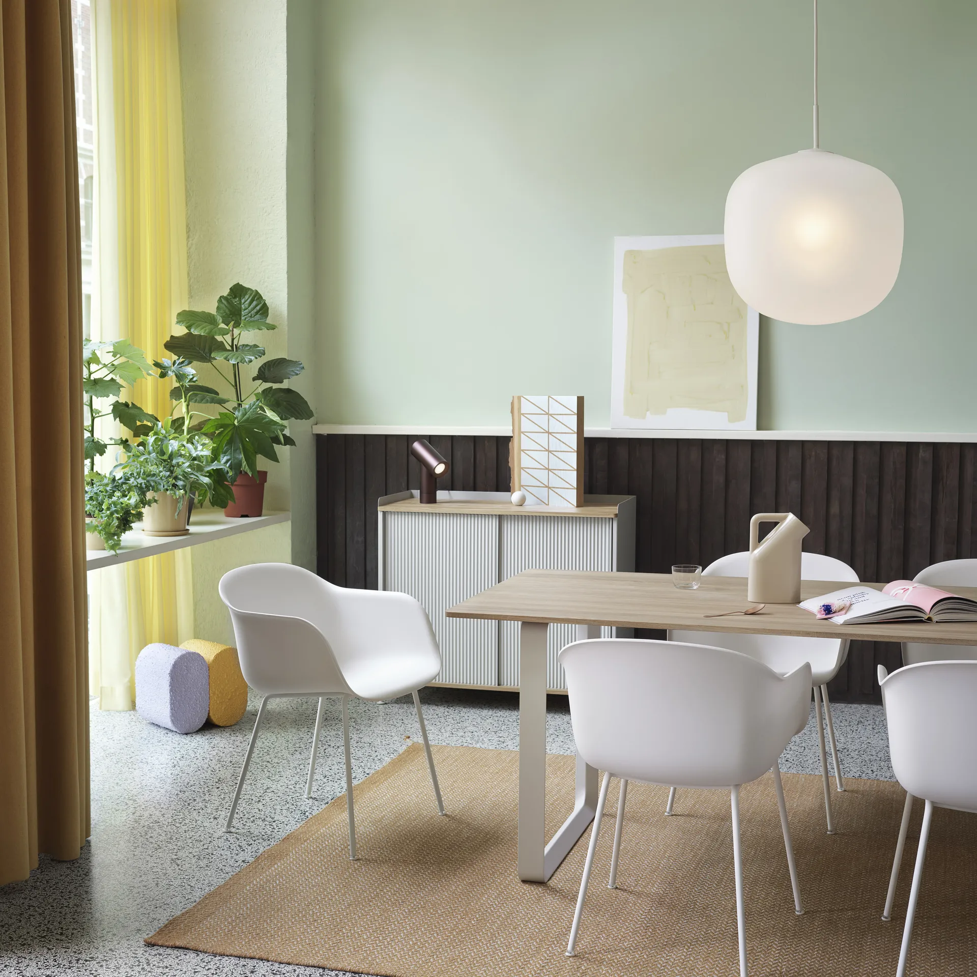 Rime riippuvalaisin Ø 45 cm, Valkoinen Muuto