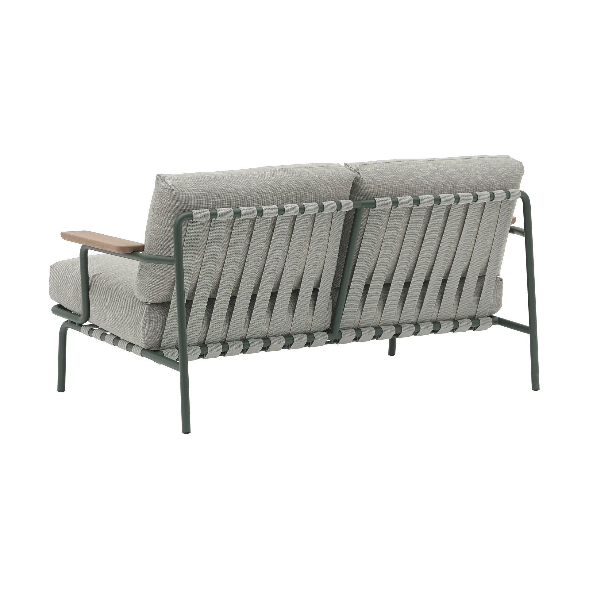 Settle 2-istuttava sohva, Ribbed Weave 2 Dark green Muuto