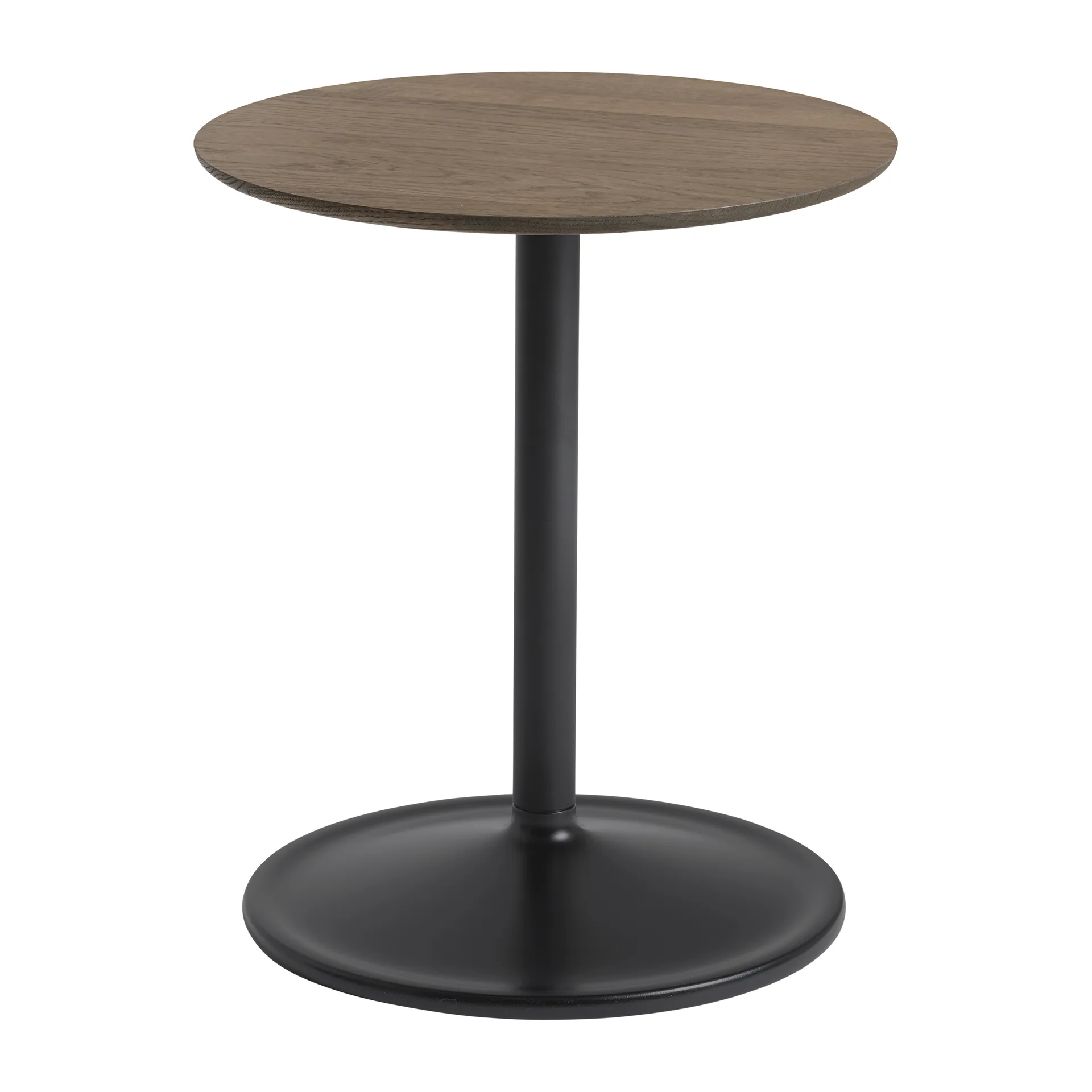 Soft Sivupöytä 48 cm, Solid smoked oak-black Muuto