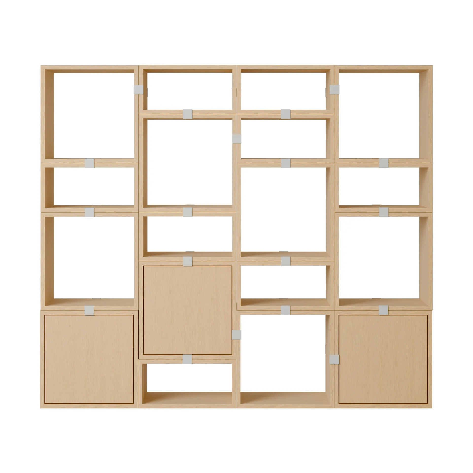 Stacked säilytysjärjestelmä kirjahylly kokoonpano 4, Tammi Muuto
