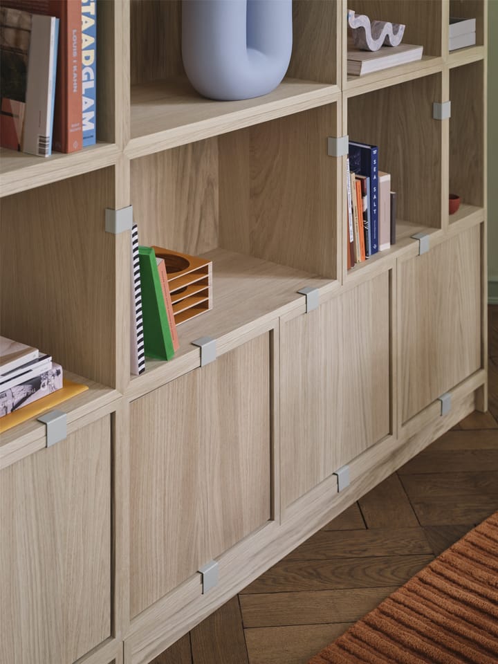 Stacked säilytysjärjestelmä Kirjahyllykonfiguraatio 1, Brown Green Muuto