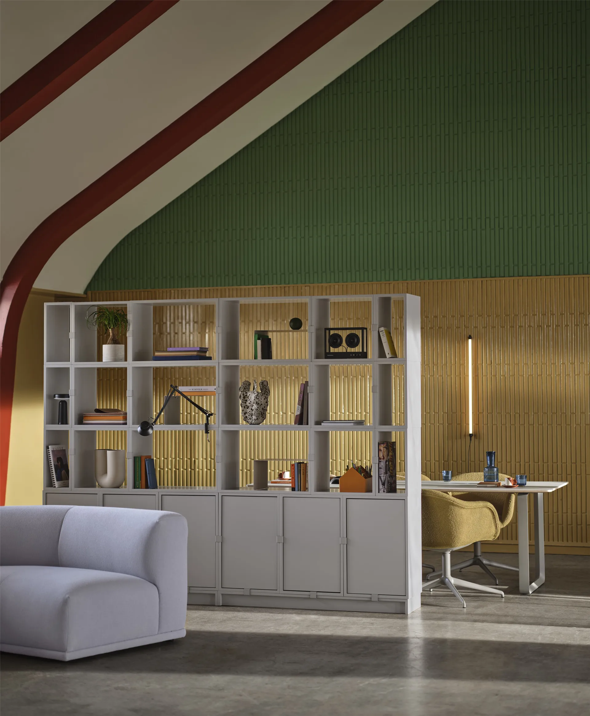 Stacked säilytysjärjestelmä toimisto kokoonpano 2, Tammi Muuto