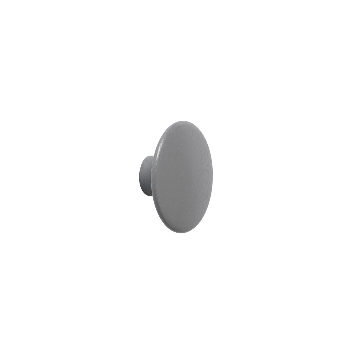 Muuto The Dots ripustin tummanharmaa 6,5 cm | Skandinaavinen Sisustus | Koukut & Vaateripustimet | Harmaa
