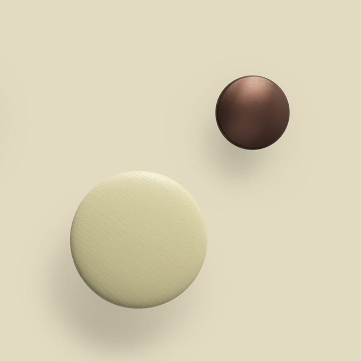 The Dots -vaatekoukku metalli 2,7 cm - Umber - Muuto