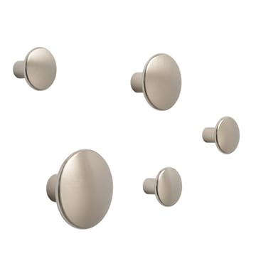 The Dots -vaatekoukku metalli 3,9 cm - Taupe - Muuto