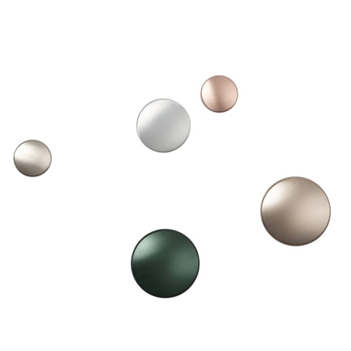 The Dots -vaatekoukku metalli 5 cm - Dark green - Muuto