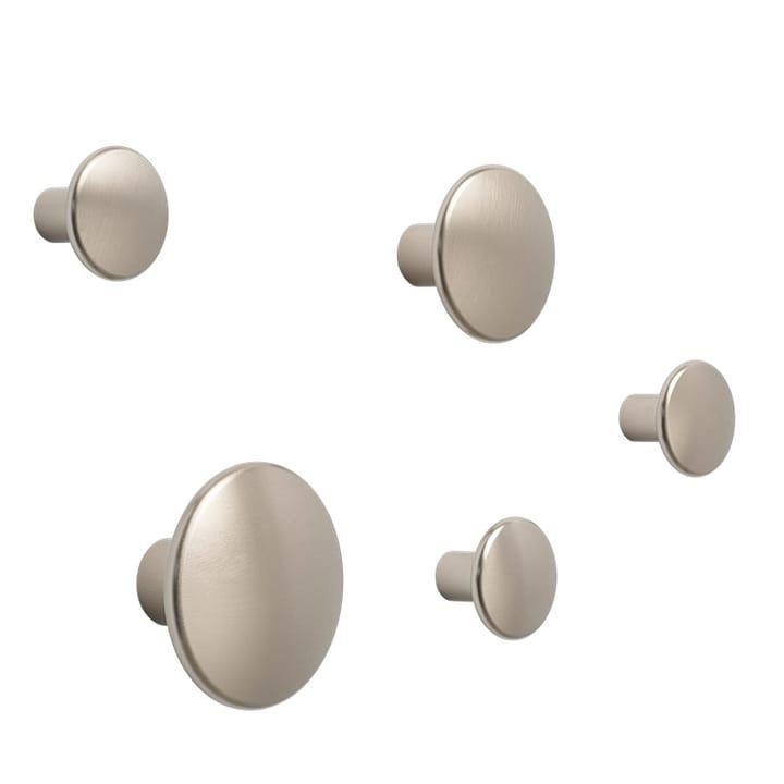 The Dots -vaatekoukku metalli 5 cm - Taupe - Muuto